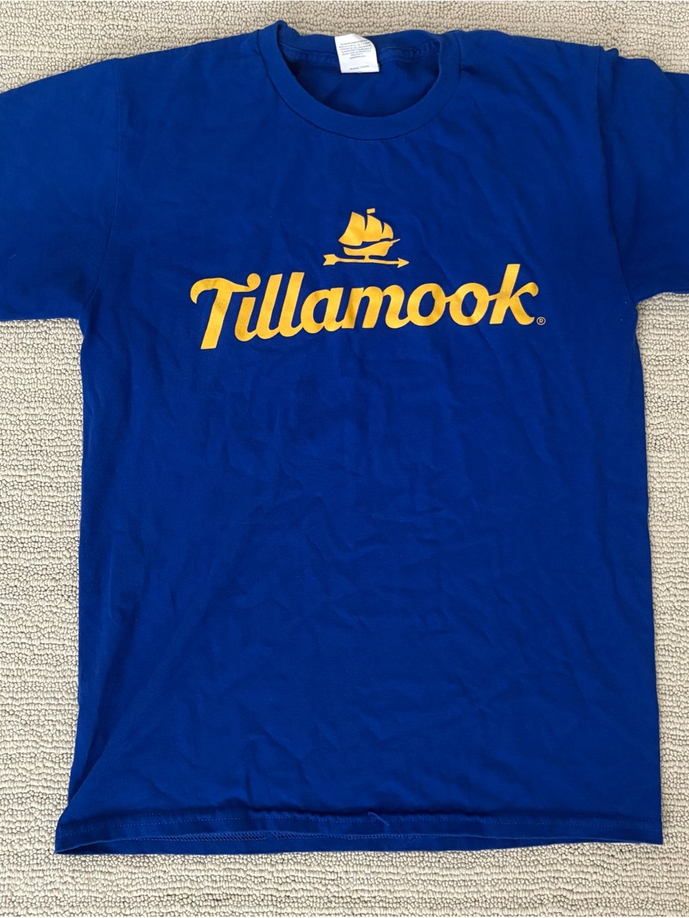 Men's Short Sleeve Logo Tee in Royal Blue